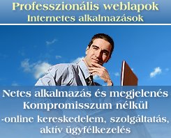 Professzionlis weblapok